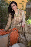 Sandy Beige Zardozi Silk Angrakha (3-Piece) - Image 3