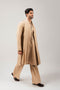 Beige Embroidered Cotton Kurta Set (3-Piece) - Image 7