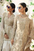Pakistani Beige Embellished Jamawar Peplum Lehenga (3-Piece) - Image 8