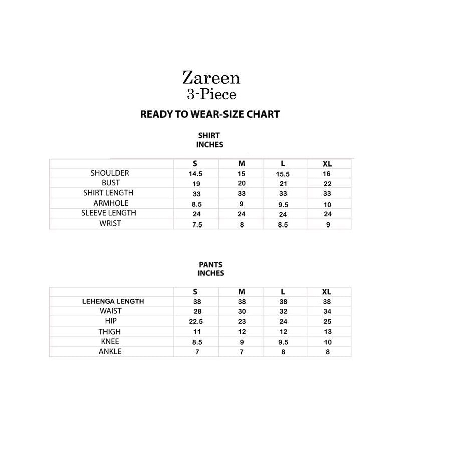 Pastel Beige Floral Embroidered Organza Peplum Lehenga (3-Piece) - Image 5