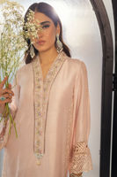 Pakistani Sand Embroidered Raw Silk Salwar Kameez (3-Piece) - Image 4