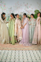 Pakistani Nude Zardozi Embroidered Raw Silk Salwar Kameez (3-Piece) - Image 18