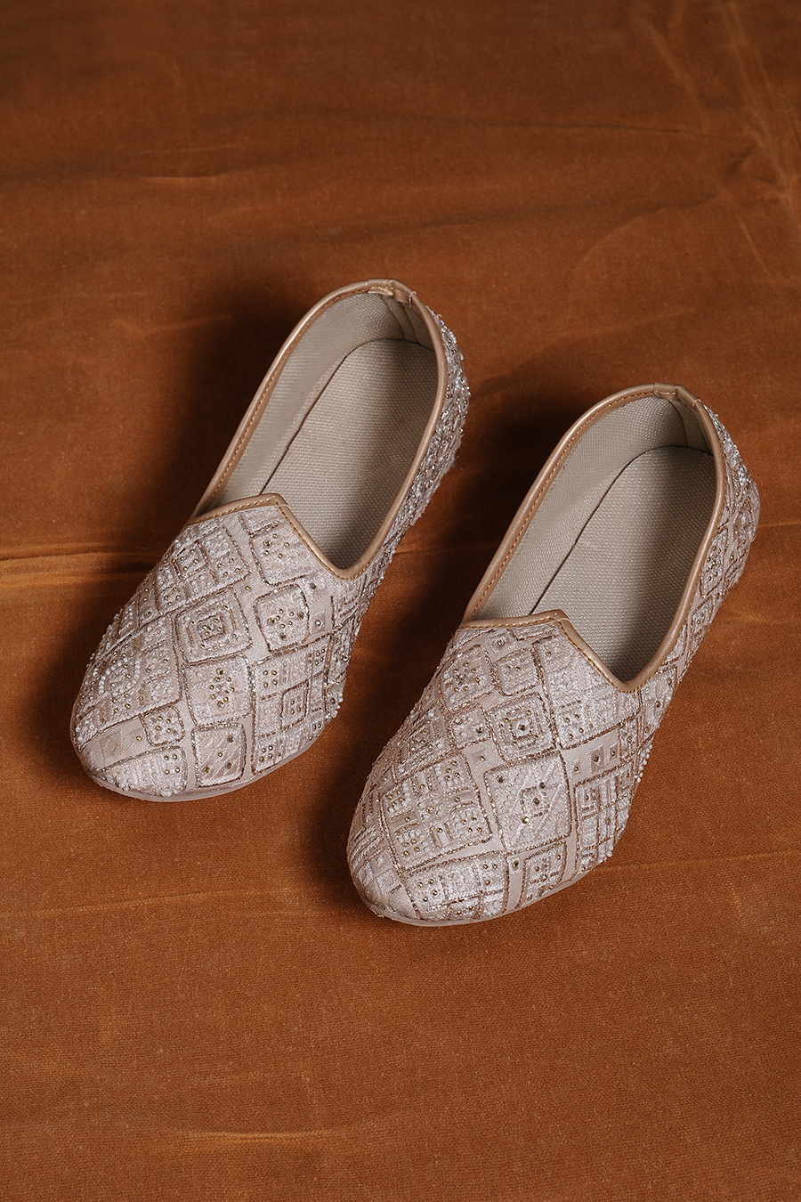 Mushroom Embroidered Raw Silk Sherwani (3-Piece) - Image 7