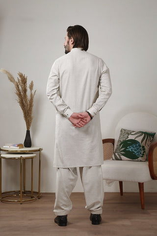Skin Wash and Wear Kameez Shalwar (2-Piece) - Image 10