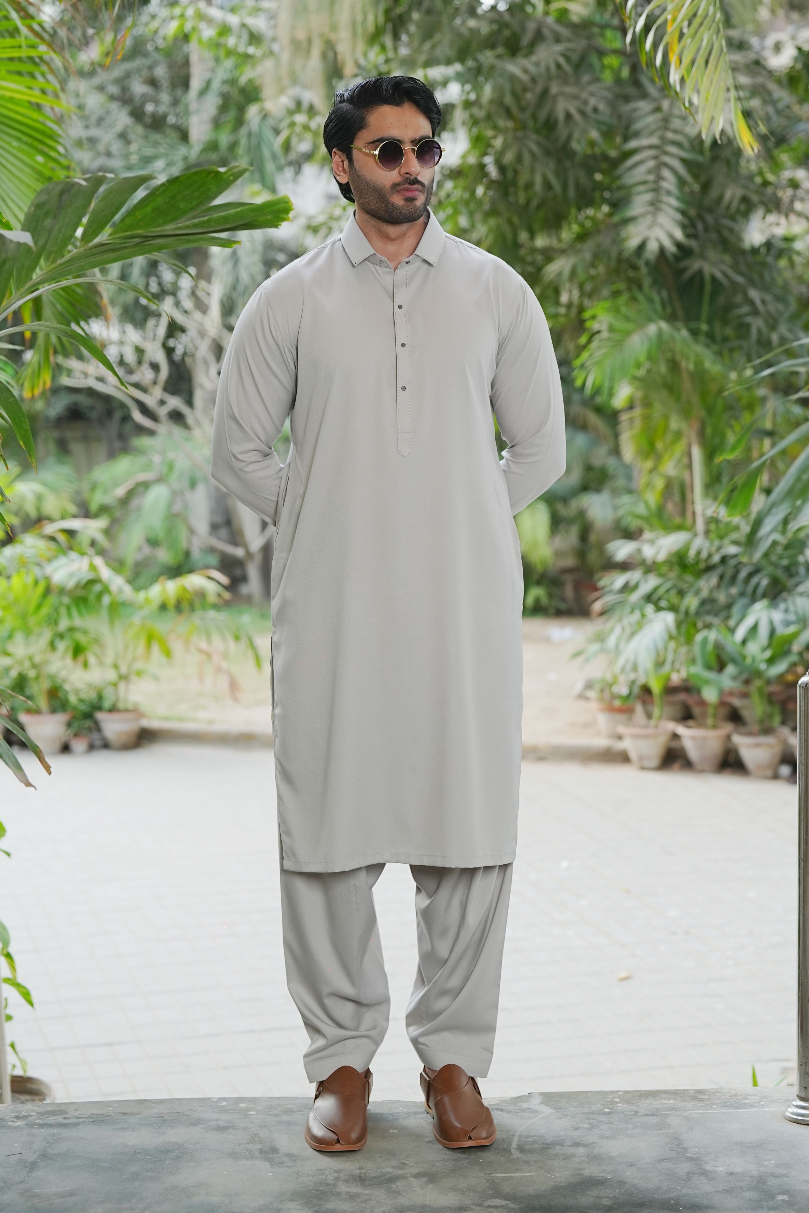 Stone Wash & Wear Shalwar Kameez (2-Piece) - Image 1