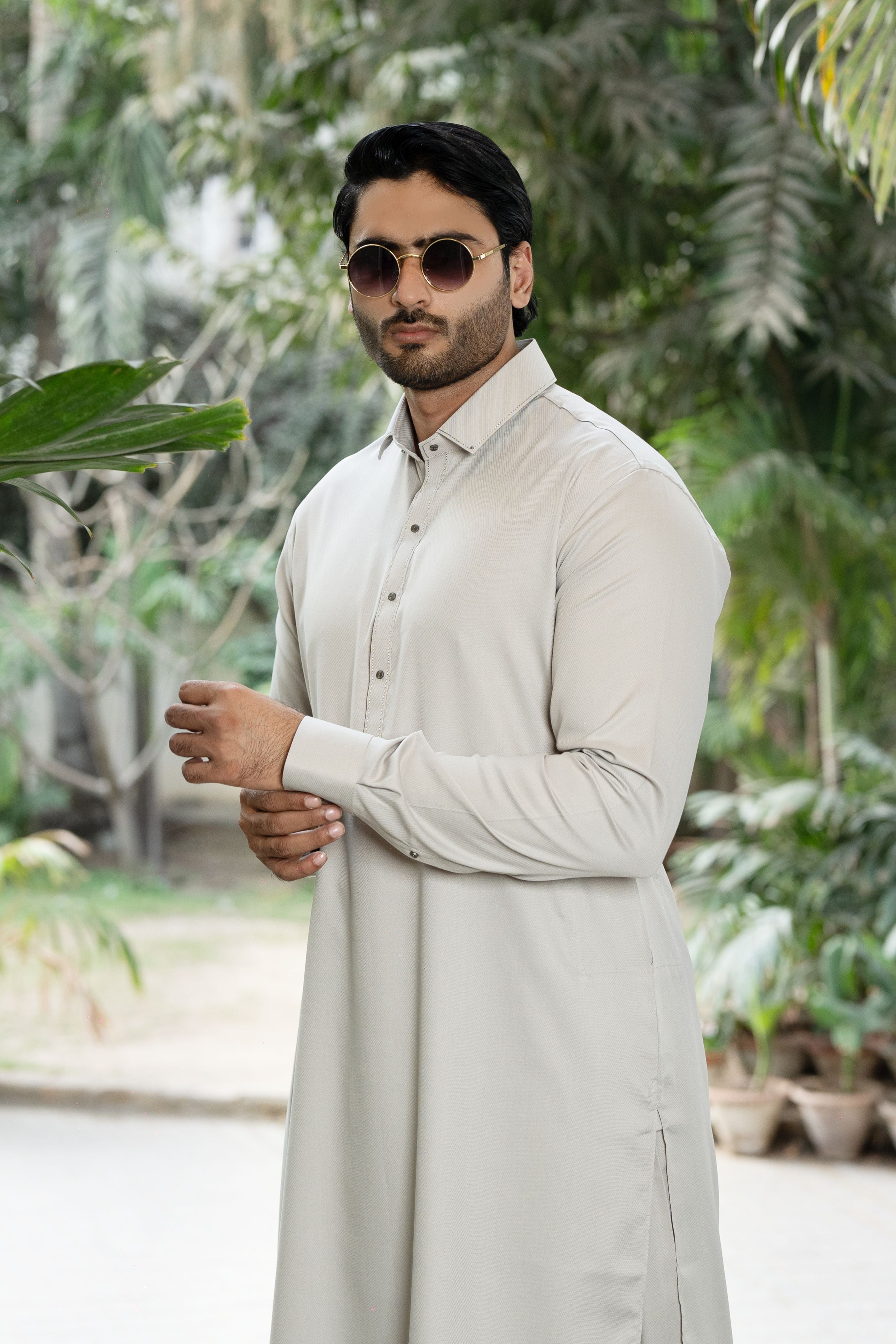 Stone Wash & Wear Shalwar Kameez (2-Piece) - Image 2