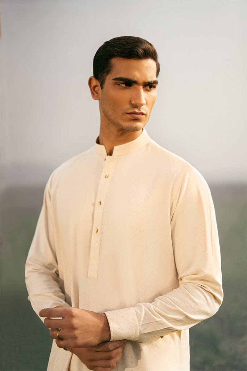 Boski Handwoven Khaddar Shalwar Kameez (2-Piece) - Image 3