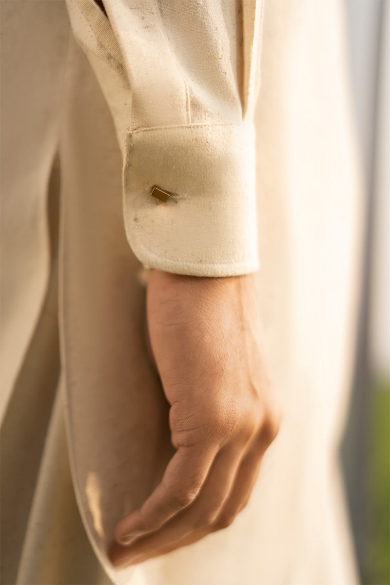 Boski Handwoven Khaddar Shalwar Kameez (2-Piece) - Image 4