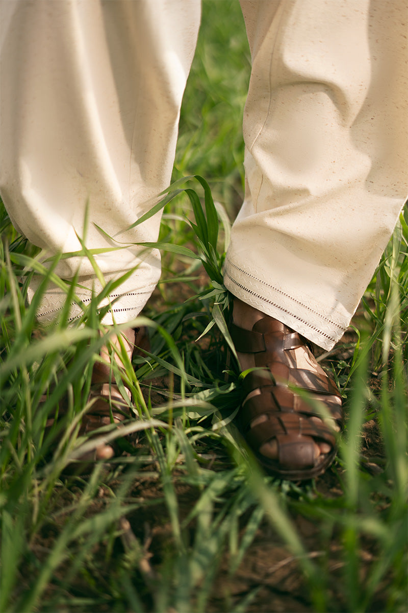 Boski Handwoven Khaddar Shalwar Kameez (2-Piece) - Image 6