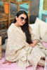 Beige Mirror Work Cotton Net Salwar Kameez (3-Piece) - Image 8