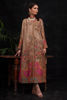 Pakistani Beige Zari Beaded Silk Long Shirt (2-Piece) - Image 2