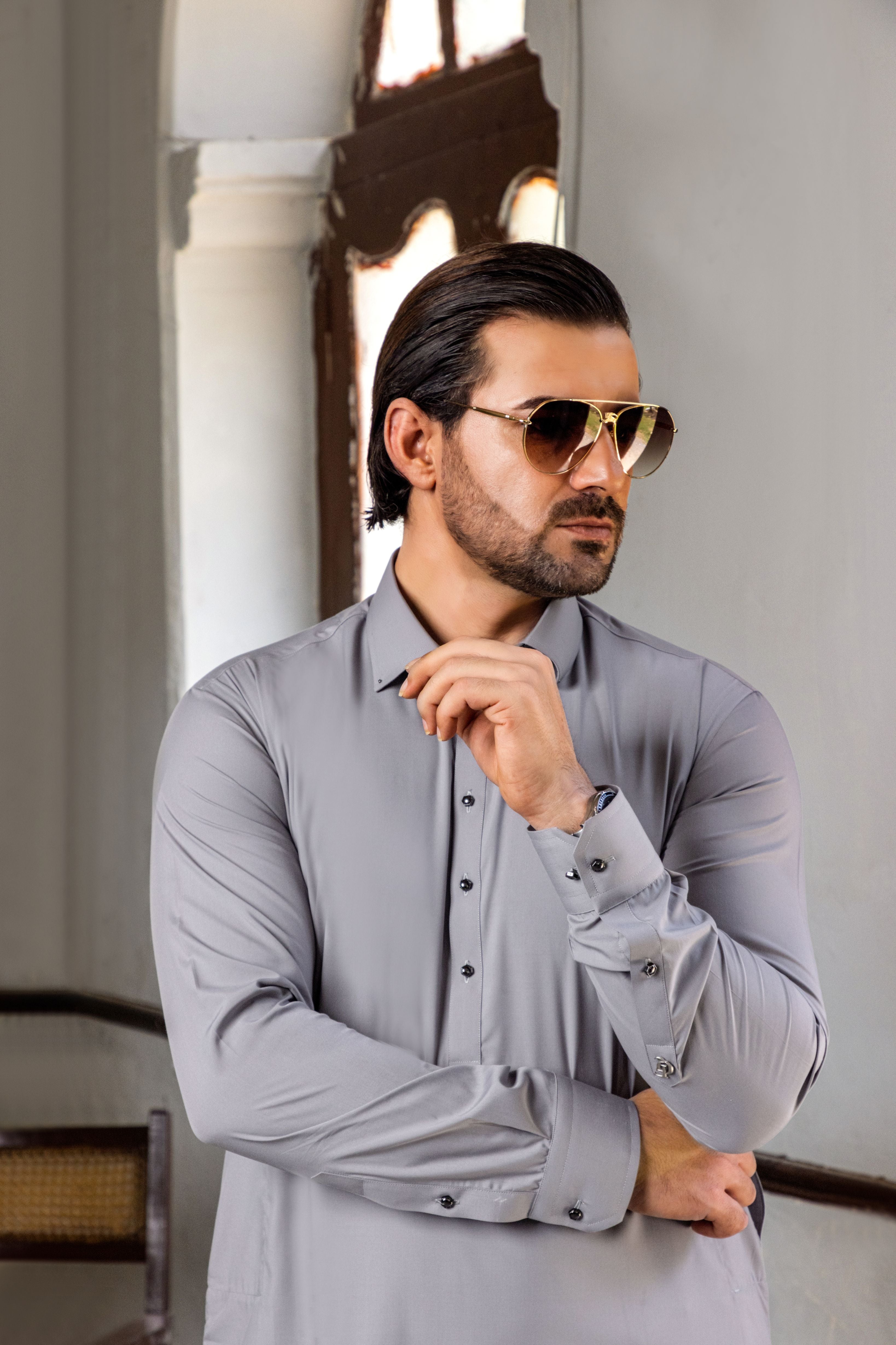 Fone Wash & Wear Blended Shalwar Kameez (2-Piece) - Image 3