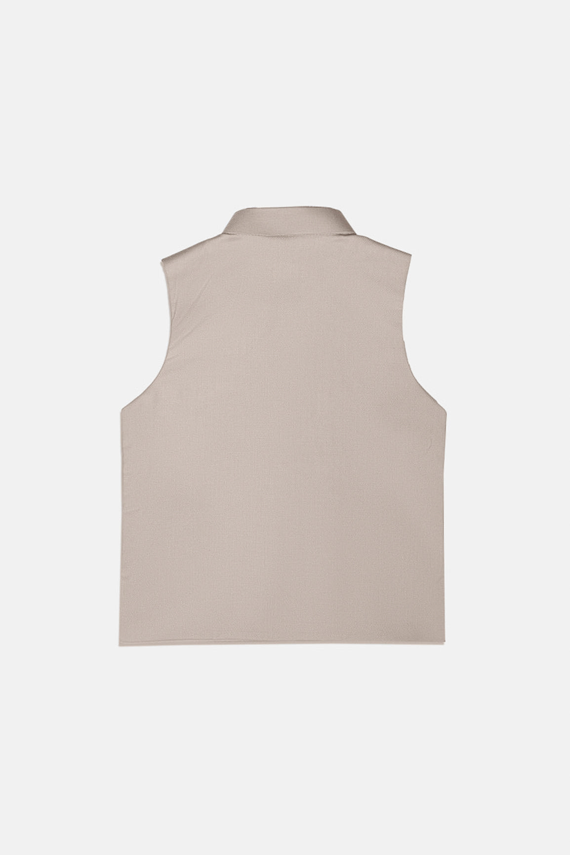 Beige Suiting Fabric Kids Waistcoat (1-Pc) - Image 3