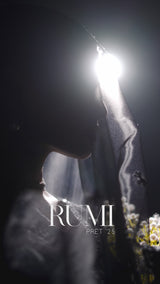 Black Embroidered Chiffon Formal Gown (2-Piece) - Image 8