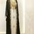 Pakistani Black & White Zari Embroidered Georgette Kaftan (1-Pc) - Image 2