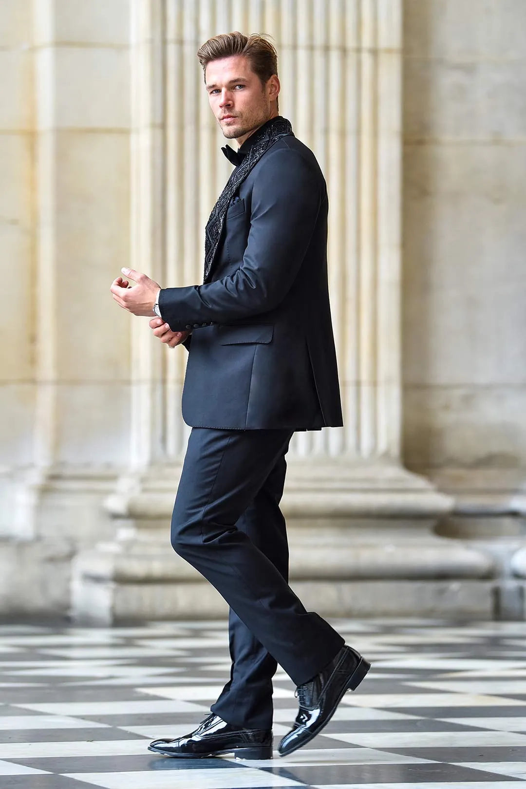 Black Kat Dana Terry Rayon Tuxedo (2-Piece) - Image 2