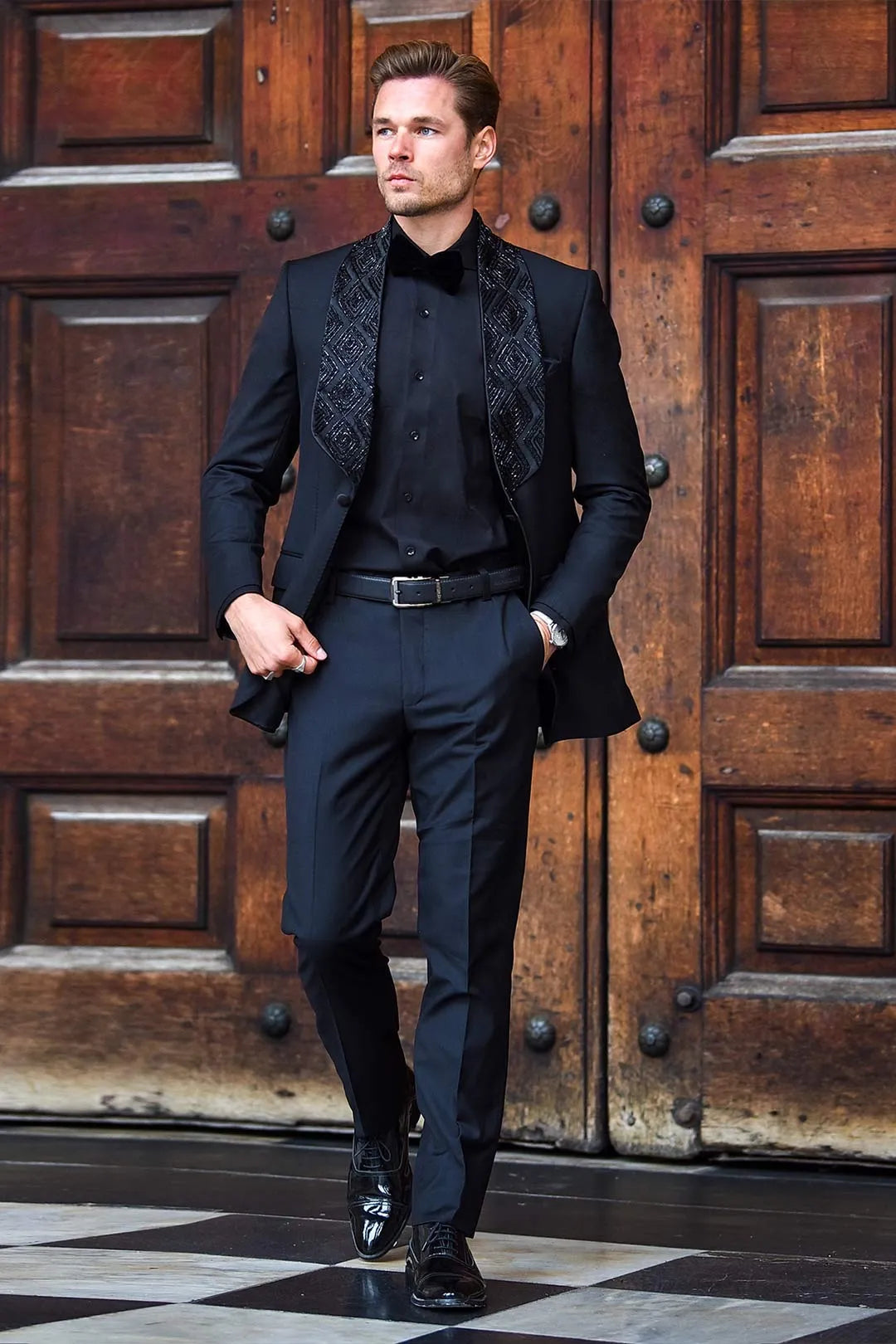 Black Kat Dana Terry Rayon Tuxedo (2-Piece) - Image 4