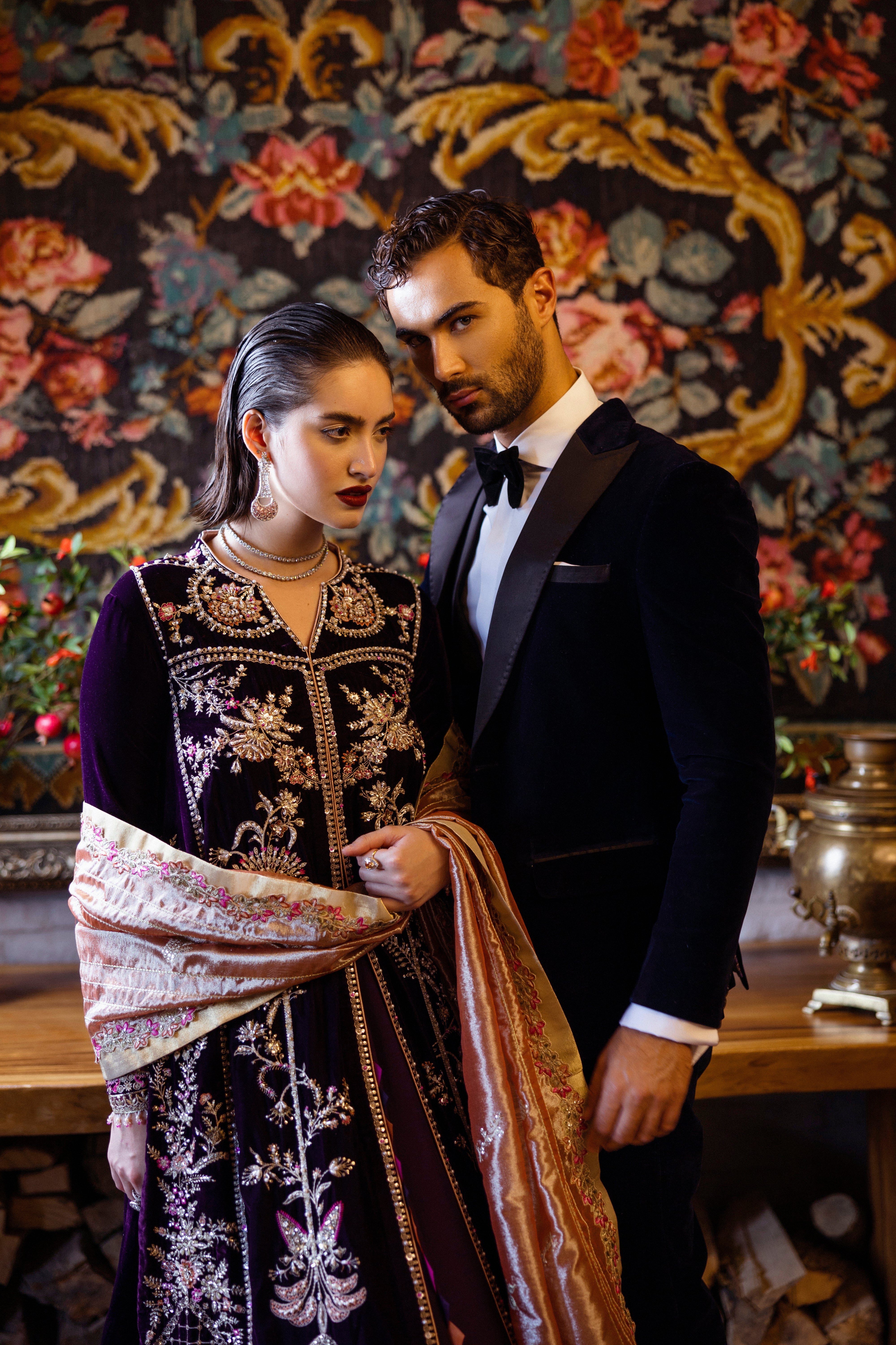 Black Velvet Tailored Tuxedo (2-Piece) - Image 4