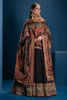 Black Embellished Silk Pishwas Dress (2-Piece) - Image 4