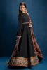Black Embellished Silk Pishwas Dress (2-Piece) - Image 6