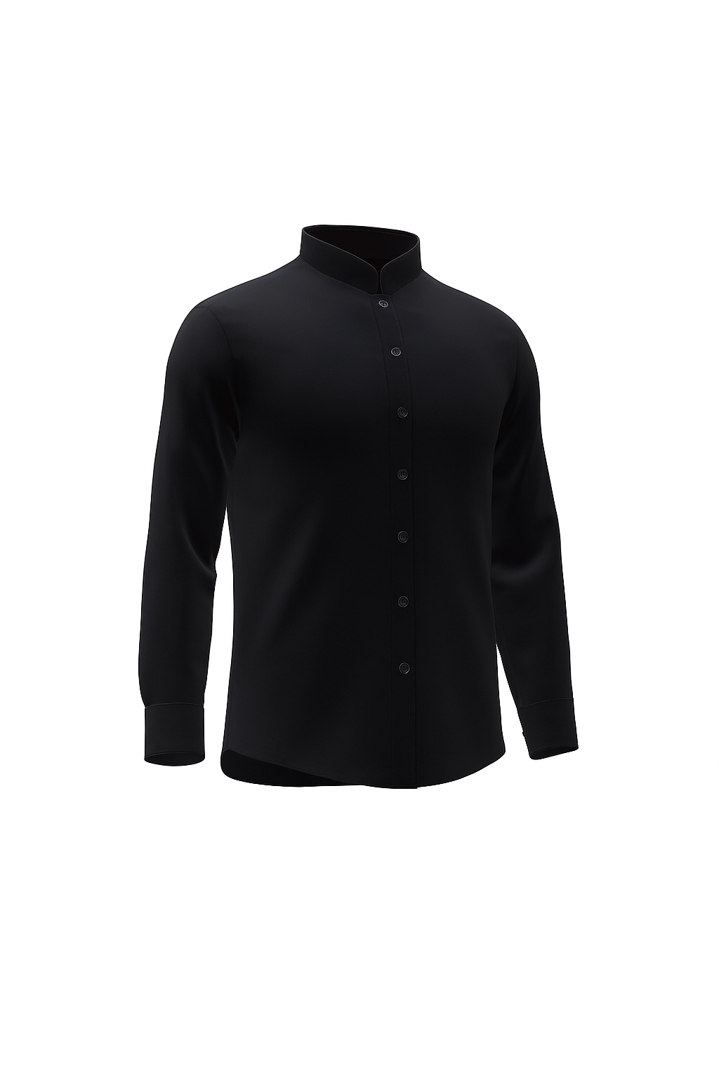 Black Embroidered Armani Fabric Prince Suit (3-Piece) - Image 4