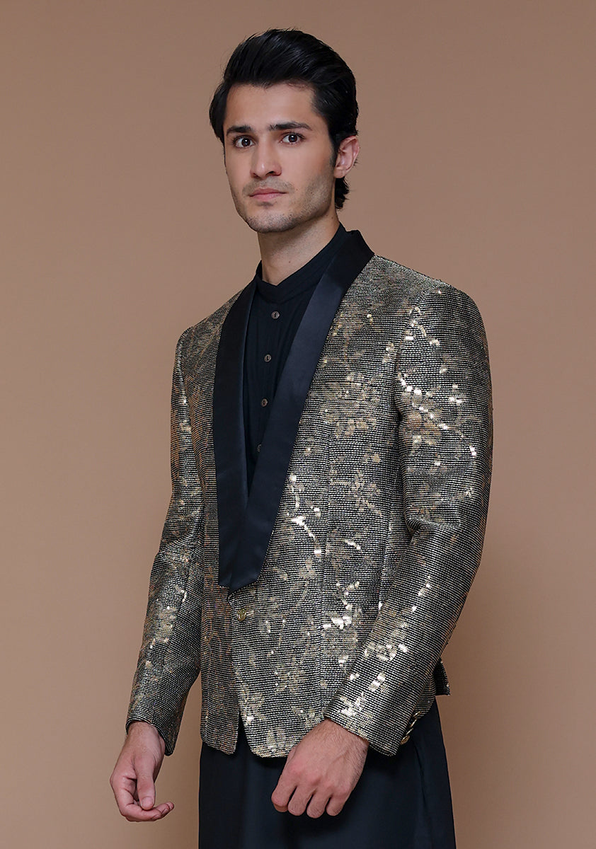 Tap Shoe Sequin Chiffon Prince Coat (3-Piece) - Image 3