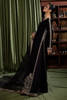 Black Embellished Velvet Salwar Kameez (3-Piece) - Image 5