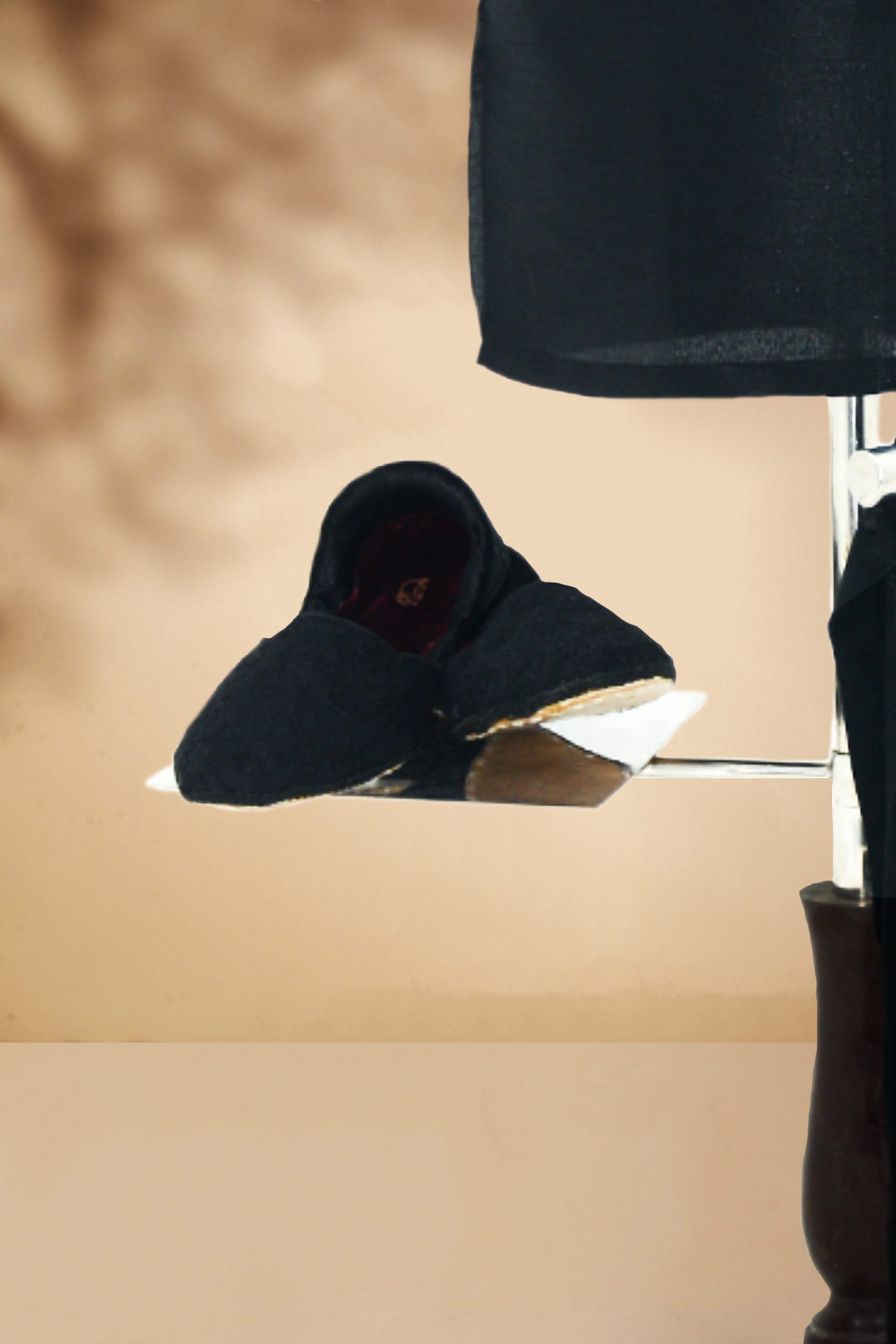 Black Jacquard Embroidered Awami Waistcoat (3-Piece) - Image 13