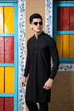 Black Boski Kurta Trouser Set (2-Piece) - Image 3