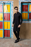 Black Boski Kurta Trouser Set (2-Piece) - Image 4
