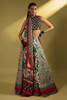 Pakistani Black Embellished Raw Silk Lehenga Choli (3-Piece) - Image 2
