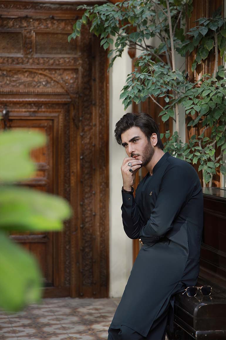 Black Egyptian Cotton Shalwar Kameez (2-Piece) - Image 4