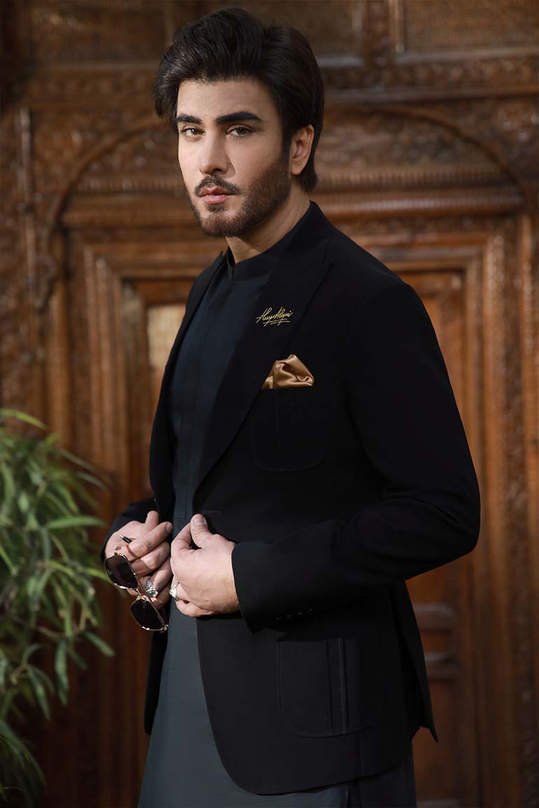 Black Egyptian Cotton Shalwar Kameez (2-Piece) - Image 8
