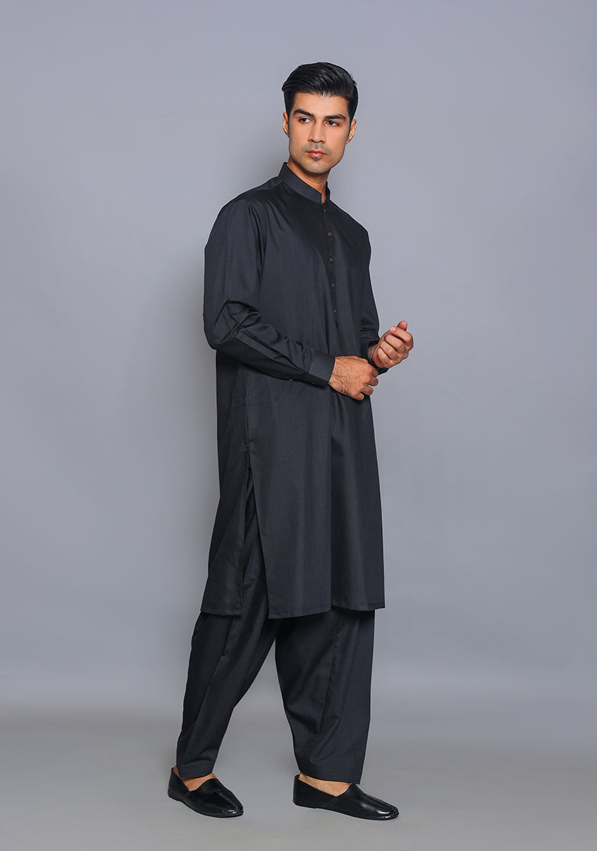 Tap Shoe Poly Viscose Classic Fit Shalwar Kameez (2-Piece) - Image 2