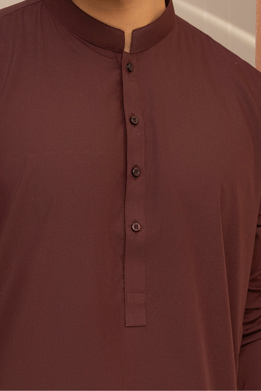 Black Wash & Wear Shalwar Kameez Fabric (2-Piece) - Image 18