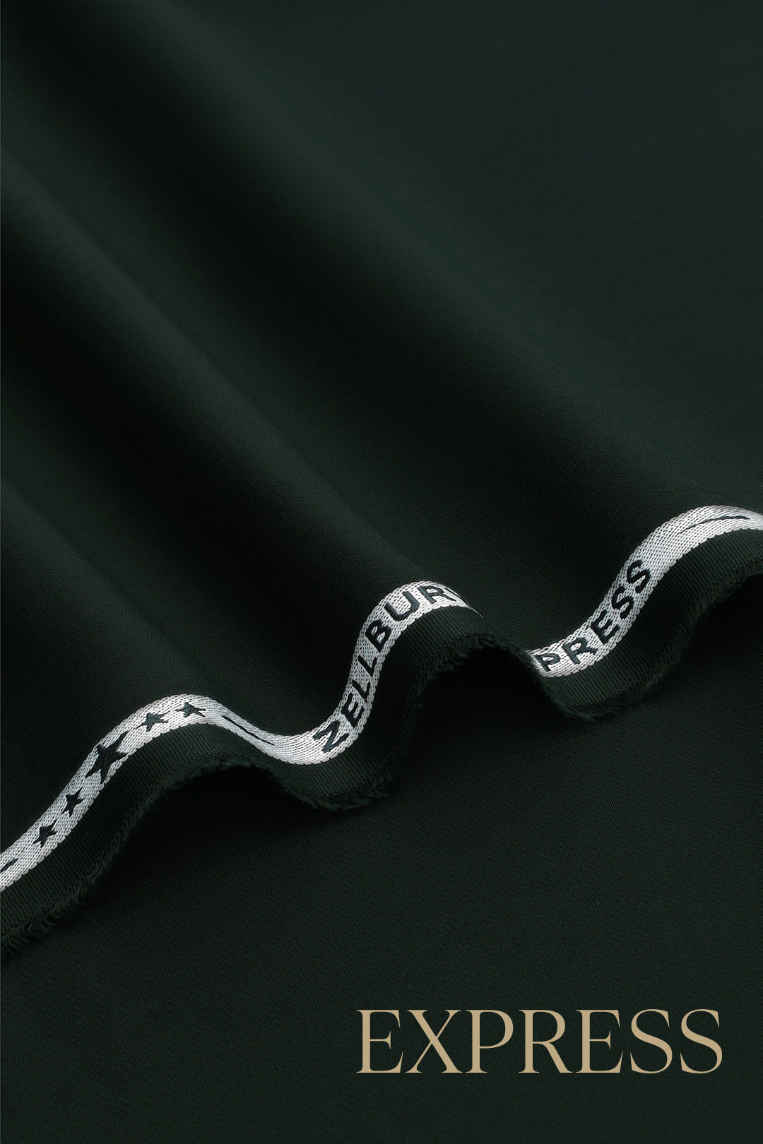 Black Wash & Wear Shalwar Kameez Fabric (2-Piece) - Image 2