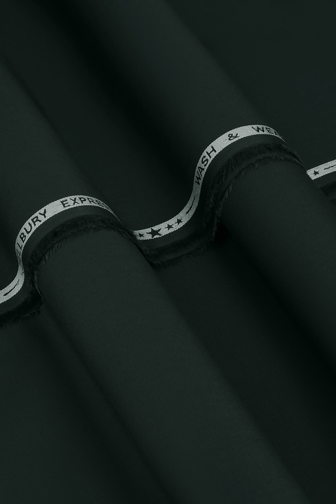 Black Wash & Wear Shalwar Kameez Fabric (2-Piece) - Image 3