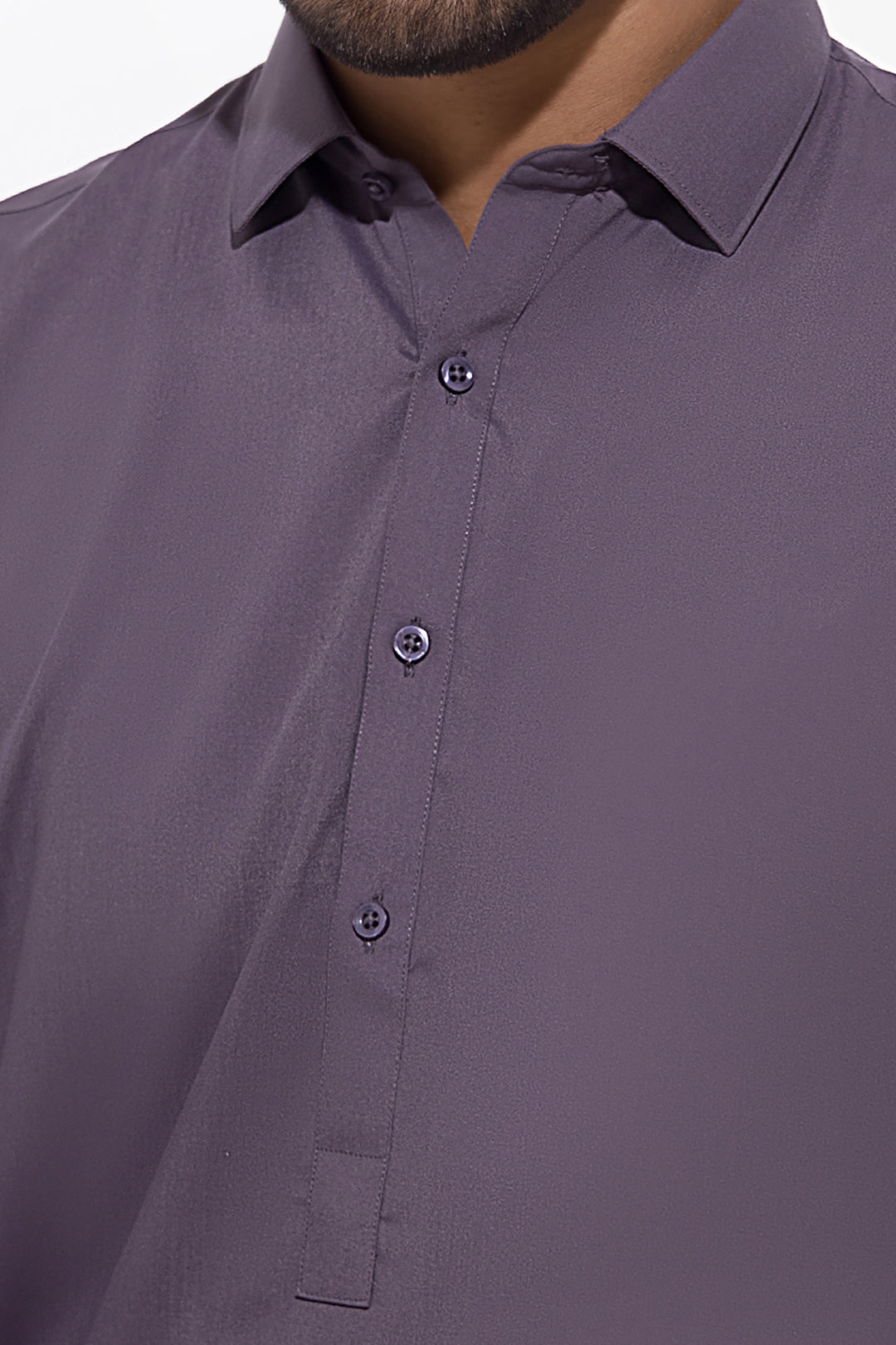 Black Wash & Wear Shalwar Kameez Fabric (2-Piece) - Image 33