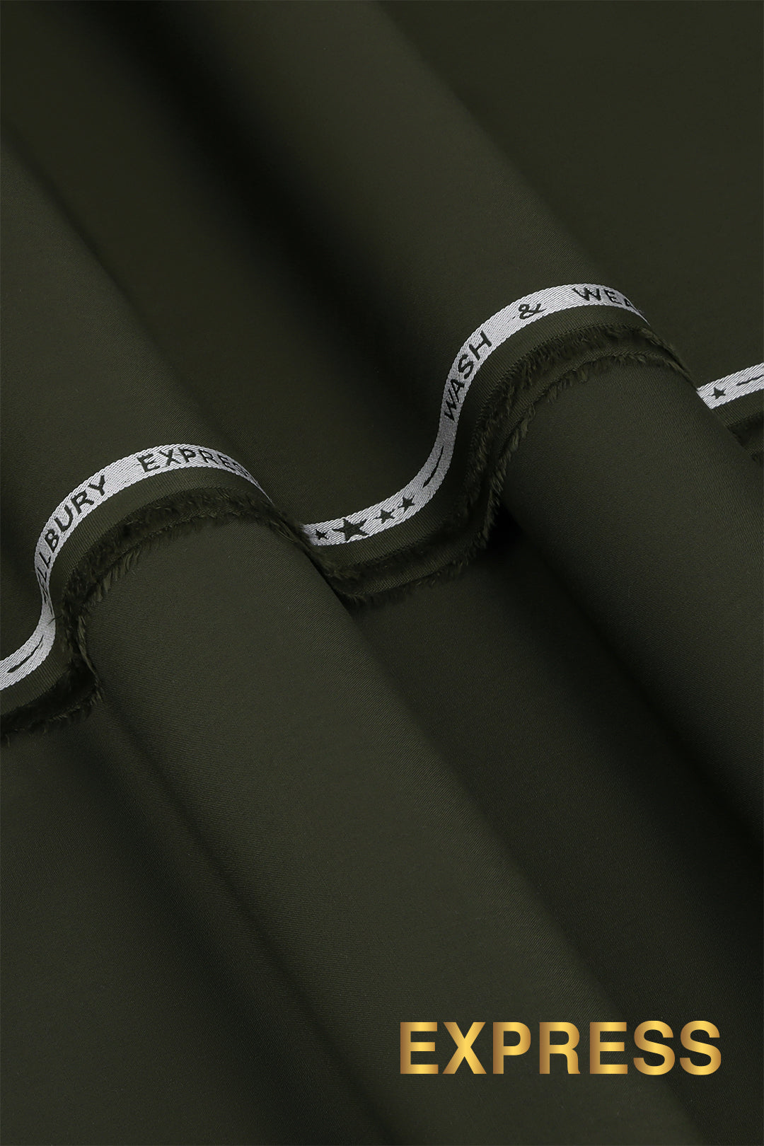 Black Wash & Wear Shalwar Kameez Fabric (2-Piece) - Image 42