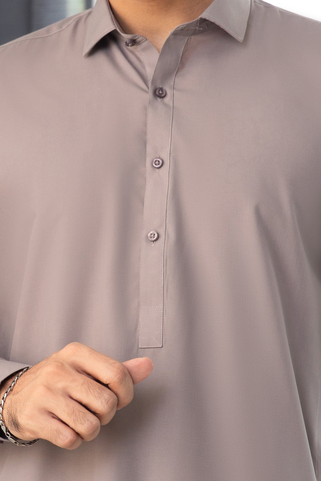 Black Wash & Wear Shalwar Kameez Fabric (2-Piece) - Image 48