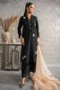 Black Pearl Sequin Khaddar Salwar Kameez (3-Piece) - Image 3