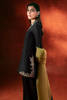 Pakistani Black Embellished Raw Silk Salwar Kameez (3-Piece) - Image 4