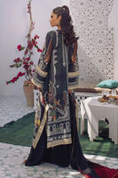 Black Aari Embroidered Silk Salwar Kameez (3-Piece) - Image 4