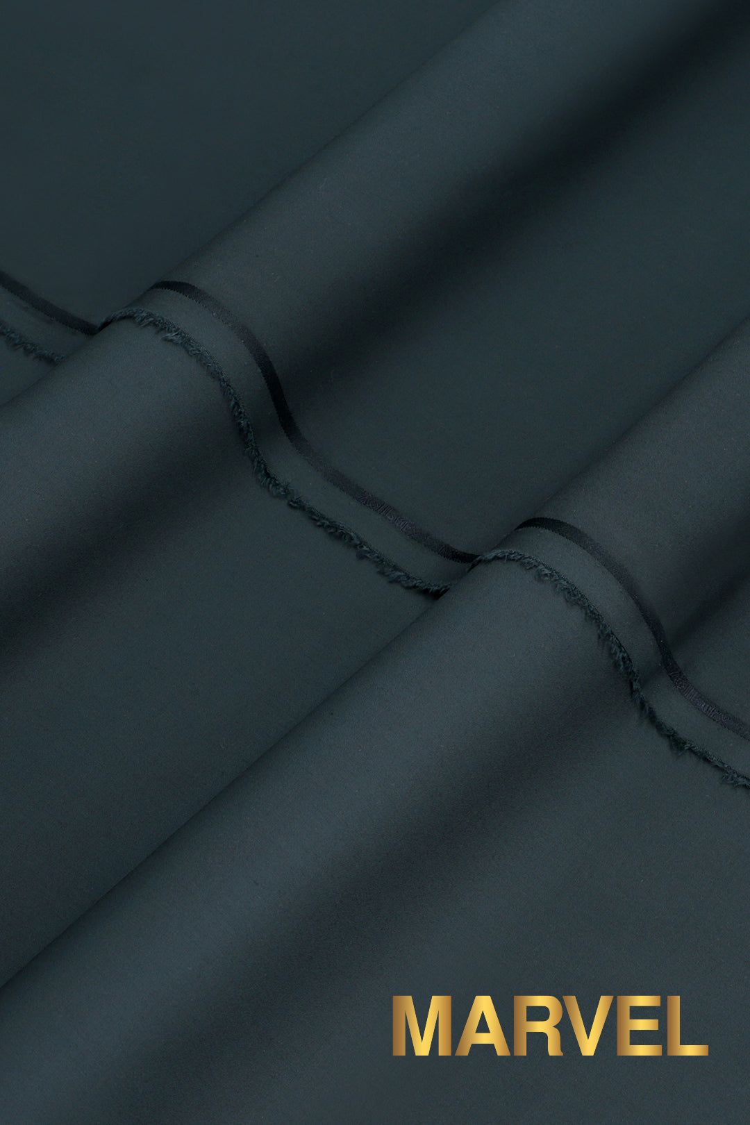 Black Plain Weave Unstitched Fabric (1-Pc) - Image 10