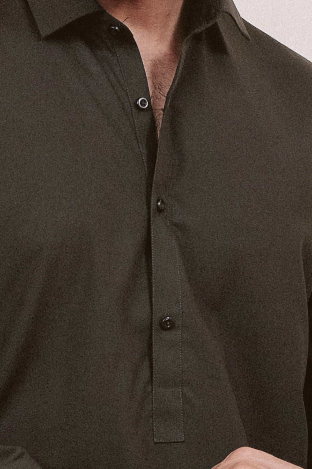 Black Plain Weave Unstitched Fabric (1-Pc) - Image 24