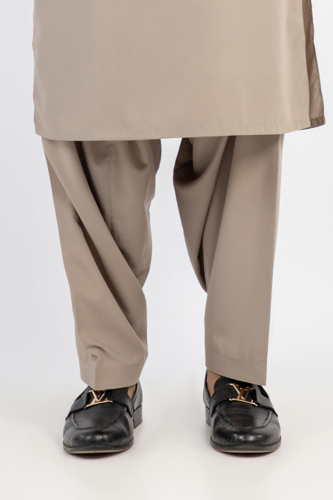 Black Plain Weave Unstitched Fabric (1-Pc) - Image 39