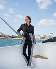 Black and Grey Cashmere Wool Two-Piece Suit (2-Piece) - Image 3