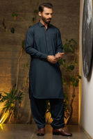 Black Embroidered Suiting Waistcoat (1-Pc) - Image 5