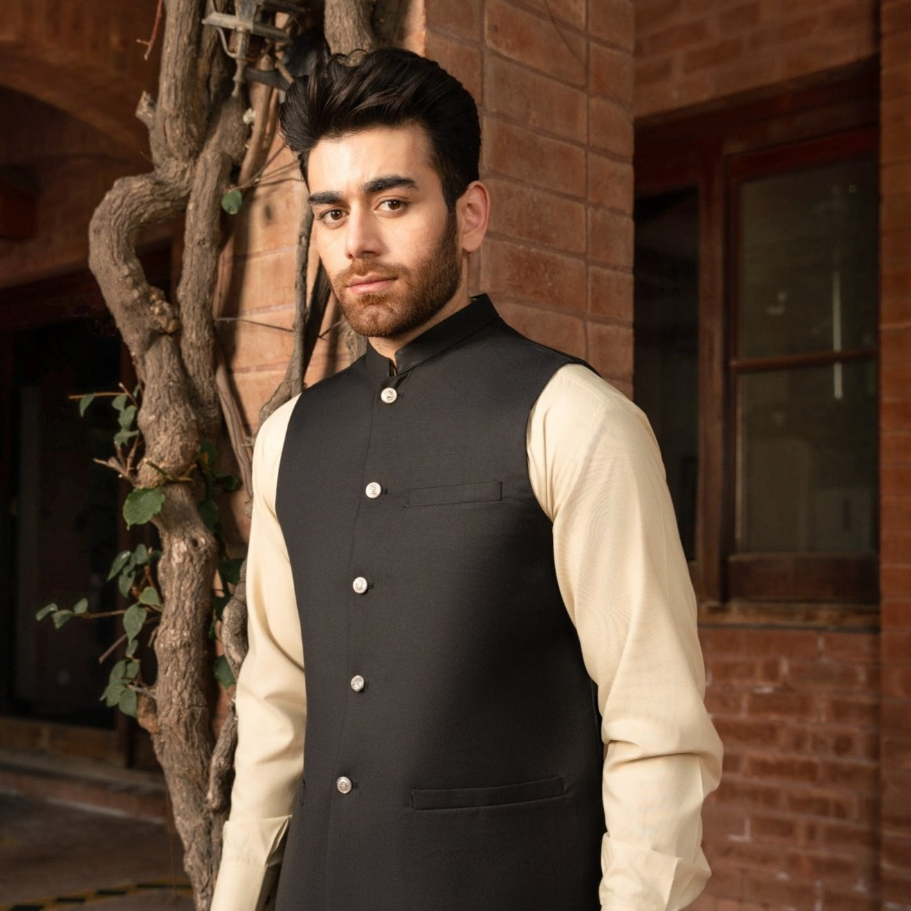 Black Opal Suiting Waistcoat (1-Pc) - Image 3