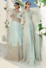 Pakistani Pale Blue Chandi Tilla Cotton Net Anarkali (2-Piece) - Image 6